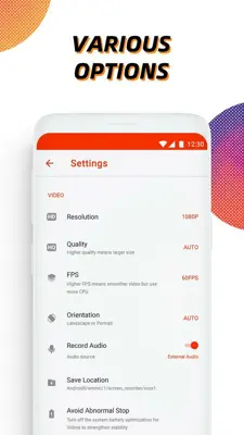 Vidma Recorder android App screenshot 12